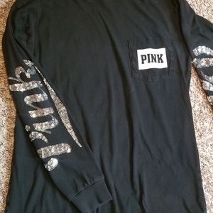 Pink brand long sleeved shirt